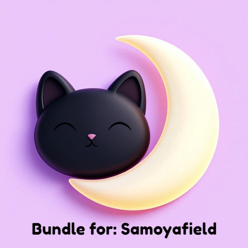 Samoyafield's Custom Bundle Listing 7 Labubu Pom Pom Keychains